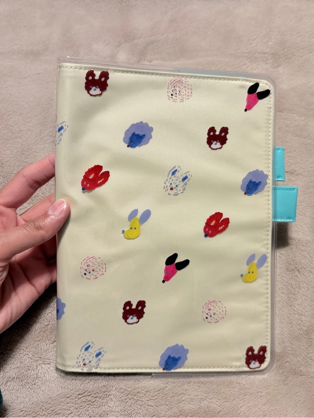 Hobonichi A5 colors with cover on cover